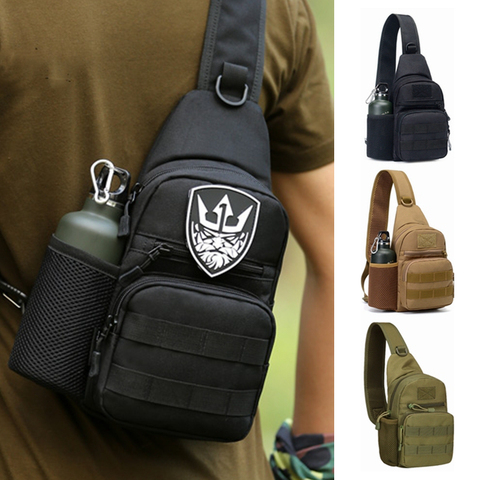 Military Tactical Shoulder Bag Men Hiking Backpack Nylon Outdoor Hunting Camping Fishing Molle Army Trekking Chest Sling Bag ► Photo 1/6