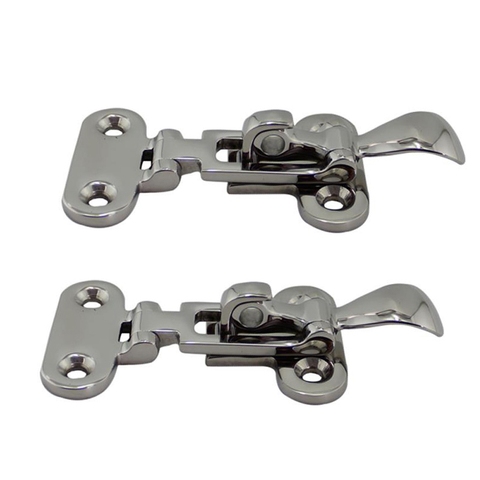 2Pcs Marine Boat Deck Lock Hasp 316 Stainless Steel Lockable Hold Down Clamp Anti-Rattle Latch Fastener Boat Yacht Accessory ► Photo 1/6
