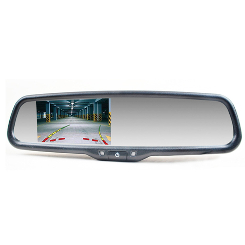 4.3' Inch Rearview Mirror Monitor For Ford For Chevrolet For Buick for opel ► Photo 1/6