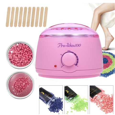 500cc Mini Wax Warmer Heater Electric Hands Spa Hair Removal Depilatory  Melting Wax Machine Pot Temperature Control