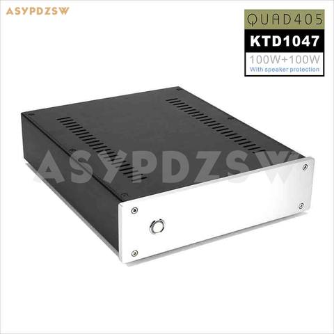 Finished QUAD405 Power amplifier Base on QUAD 405 amplifier KTD1047 100W+100W With speaker protection ► Photo 1/5