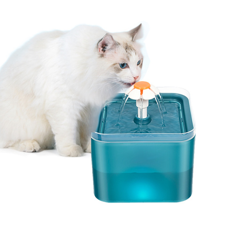 Automatic Cat Drinking Fountain with LED Lighting USB Pet Water Dispenser with Recirculate Filtring for Fresh Clean Water ► Photo 1/6