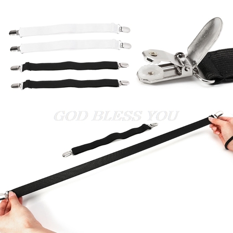 2Pcs Bed Sheet Elastic Gripper Clip Strap Fastener Mattress Cover Holder Grips Suspender Belt Drop Shipping ► Photo 1/6