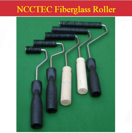 Diameter 22 25 28mm Length 50-200mm Fiberglass Bristle spring brush Mane Roller | 0.88''-1.12'' * 2''-8'' resin bubble GRP work ► Photo 1/2