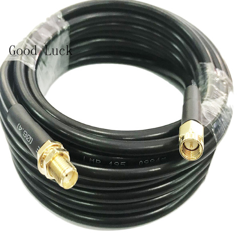 10m 5m 1/2/3m SMA Female Nut Bulkhead to SMA male LMR195 RF Cable Connector Adapter 50ohm 50CM 15/20/25/30m ► Photo 1/5