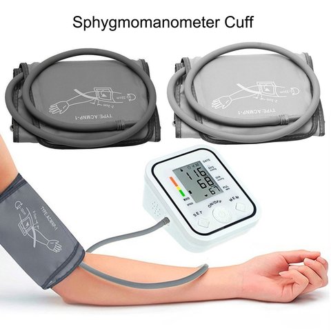 Portable 22-32 CM Arm Cuff Digital Blood Pressure Monitor Portable Single Tube Tonometer Cuff For Sphygmomanometer ► Photo 1/6