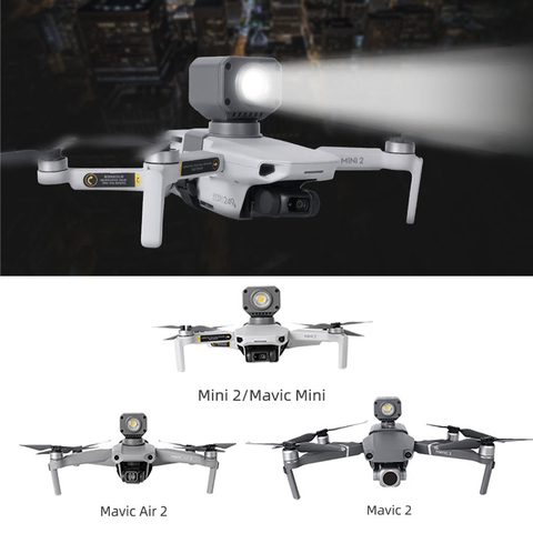 For DJI Mavic Mini/Mini 2/Air 2/Air 2S/Mavic 2 Drone Night Flight LED Light Photography Fill light Lamp Flashlight Accessories ► Photo 1/6