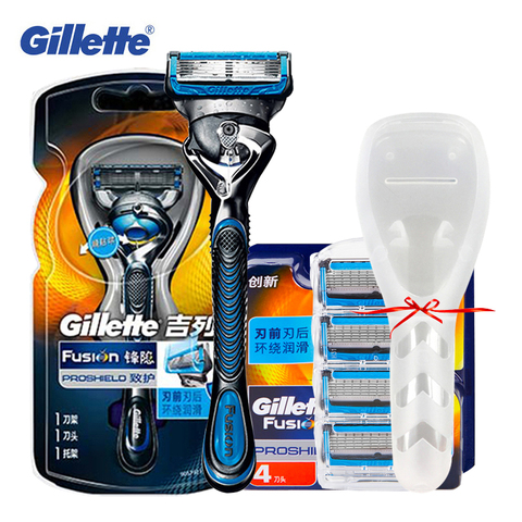 Gillette Fusion Proshield Flexball Shaving Razor Blades Safety Beard Shavers Razors Handle Cassette Sharp Blade Refills For Men ► Photo 1/6