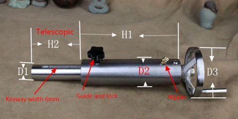 MT2/MT3 Lathe tailstock body, woodworking lathe, round woodwork bead, engraving machine, jade, wenwan, metal machinery ► Photo 1/5