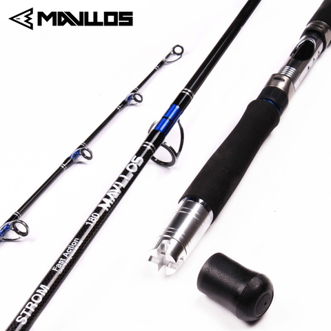 Mavllos STROM II 3 Section Jigging Spinning Fishing Rod 2.1m Lure Wight 70-250g MH Saltwater Boat Fishing Jigging Spinning Rod ► Photo 1/6