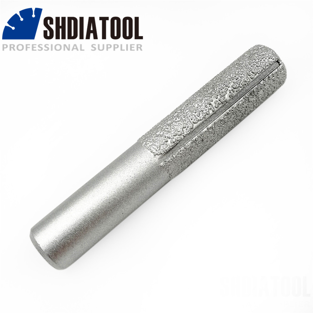 1* Brazed Diamond Router Bits For Coarse Grinding Granite Edge Cutter 1/2" Shank 