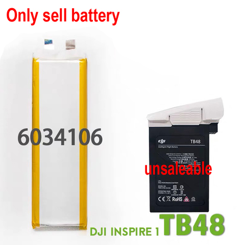 2850mAh  Battery For DJI INSPIRE 1 TB48 battery 6034106 (Need to processing) ► Photo 1/6