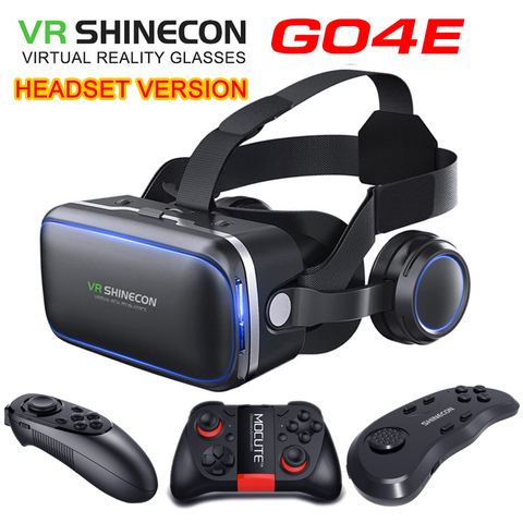 Original VR shinecon 6.0 version virtual reality and Standard edition andglasses 3D glasses  headset helmets smartphone ► Photo 1/6
