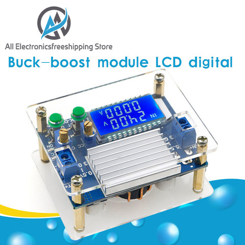 Buck-boost module constant voltage constant current LCD digital display voltage ammeter adjustable buck boost 4X ► Photo 1/6