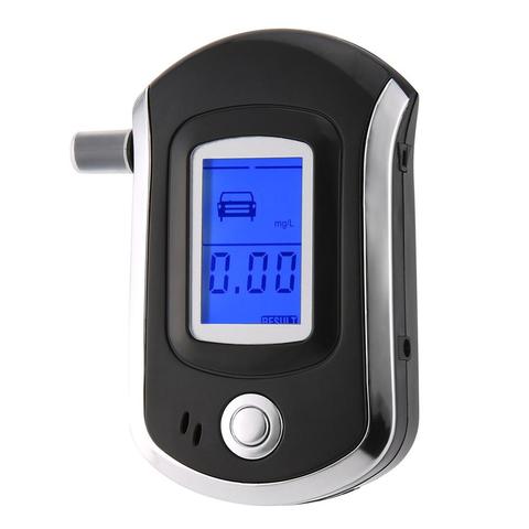 Digitale Adem Alcohol Tester Blaastest Met Lcd Dispaly With 5 Mondstukken High Sensitivity Professional AT6000 ► Photo 1/6