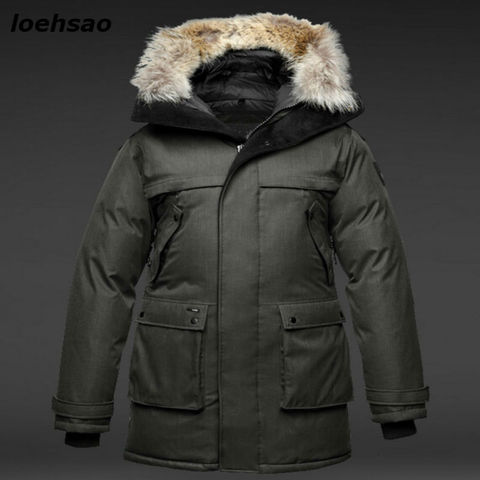 2022 New Men Down Jacket 90% White Duck Down outerwear Men's Winter Coats Super Warm Waterproof Windproof fur hooded long parkas ► Photo 1/6