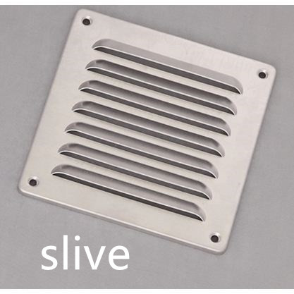 Stainless steel Air Vent Ventilator Grille Undereave Under eave Louvers Stainless steel Copper Rain ► Photo 1/3