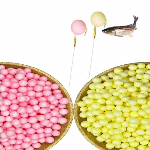 Rompin EPS Foam Floats Ball Beads Beans Buoyancy Sweet Smell Fishing Bait Fishing Tackle Accessory 170/900pcs ► Photo 1/6