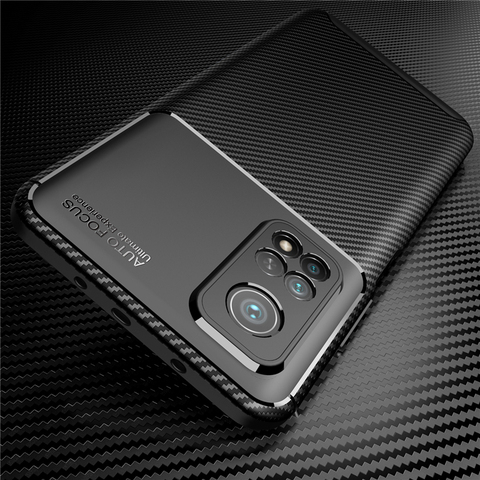 For Xiaomi Mi 10T Pro 5G Case Bumper Silicone Slim Carbon Fiber Back Case For Xiaomi Mi 10T Pro 5G Cover For Xiaomi Mi 10T Pro ► Photo 1/6