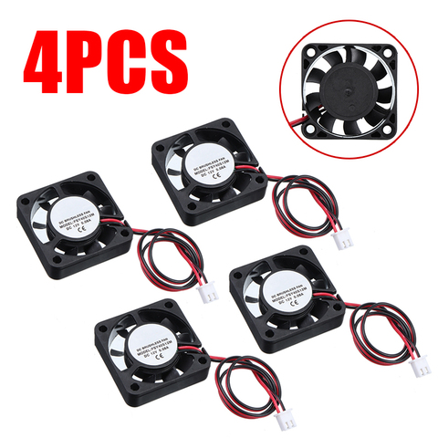 4PCS 12V Cooling Fan Cooler Brushless For Computer Case System Laptop 3D Printer DVR 40x40x10 mm ► Photo 1/6