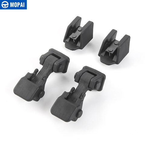 MOPAI For Jeep Wrangler TJ 1997-2006 Black Engine Lock Hood Latch Catch Cover ABS Exterior Second Generation Car Styling ► Photo 1/6