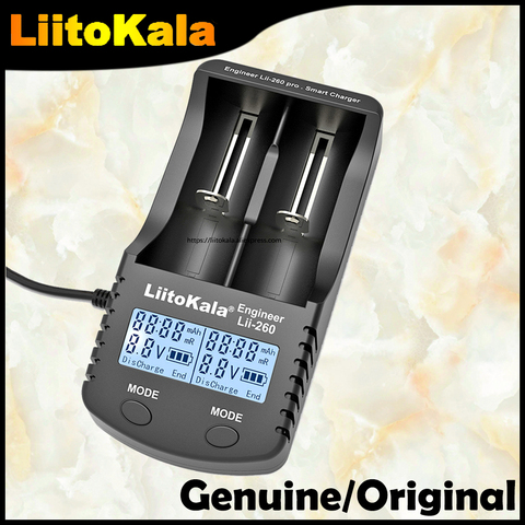 Liitokala lii-260 Lii-PD4 Lii-500S Lii-S6 Lii-402 3.7V 18650/16340/18350/14500/10440/26650 Charger, lithium battery charger ► Photo 1/6