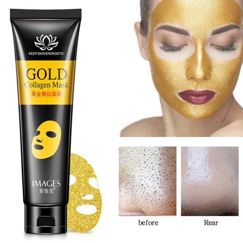 Deep Cleansing Gold Collagen Tear Off Mask Blackhead Remove  Whitening Lifting Firming Skin Anti Wrinkle Anti Aging Facial Mask ► Photo 1/6