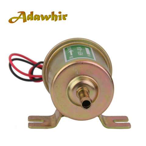 Diesel petrol gasoline Universal 12v Electric Fuel Pump HEP-02A For Carburetor,Motorcycle,ATV ► Photo 1/5