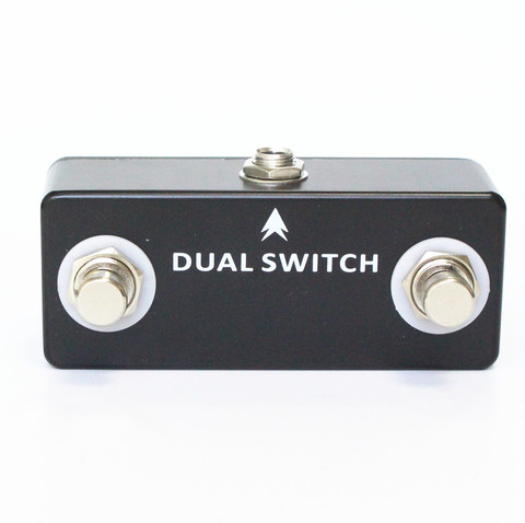 MOSKY DUAL SWITCH Guitar Pedal Dual Footswitch Foot Switch Guitar Effect Pedal Full Metal Shell Guitar Accessories Black ► Photo 1/5