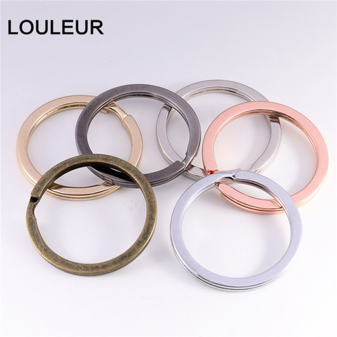 10pcs/lot 25mm 28mm 30mm Keyring Split Ring Key Ring For Key Chain Keychain Diy Jewelry Making Sleutelhanger Key Rings Wholesale ► Photo 1/6