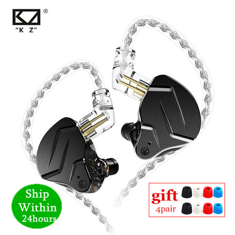 KZ ZSN Pro X 1BA+1DD Hybrid Driver In Ear Earphone HIFI Bass Earbuds Metal Monitor Earphone Sport Headset KZ ZSTX ZSN PROX ZSX ► Photo 1/6