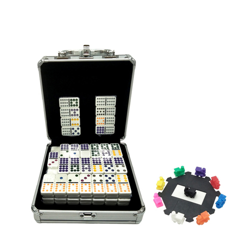 Mexican Train Domino Game in an Aluminum Case ► Photo 1/6