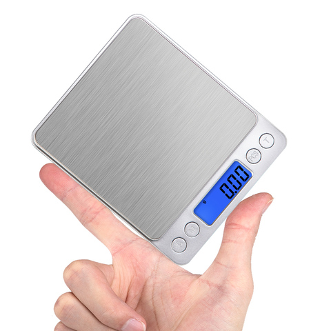 1KG/2KG/3KG/500G 0.1/0.01G Mini Digital Jewelry Scale Electronic Balance Food Kitchen Scale Pocket Weight scale ► Photo 1/6