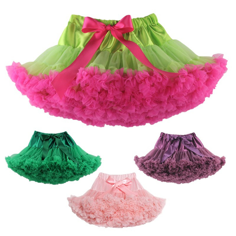 Girks Green tutu pettiskirt Santa Tutu skirt Girls Christmas Costume Petti Skirt Dance Skirt Girl Children Clothing kids Wear ► Photo 1/6