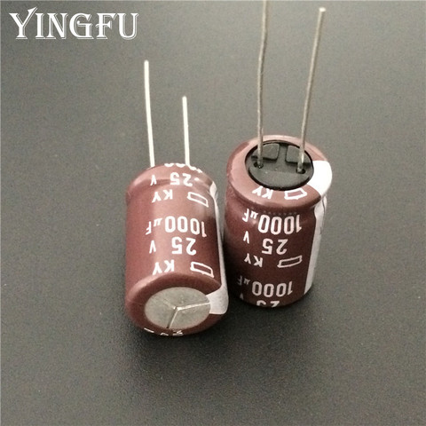 5pcs/20pcs/100pcs 1000uF 25V NCC KY Series 12.5x20mm Low ESR Long Life 25V1000uF Aluminum Electrolytic Capacitor ► Photo 1/2