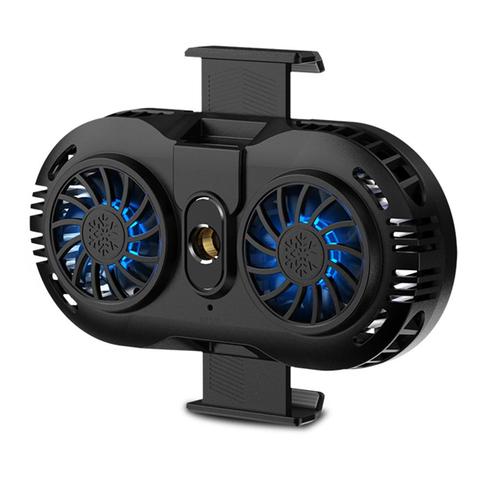 Mobile Phone Radiator Adjustable Portable Gaming Phone Cooler Cooling Fan Holder Heat Sink Universal For 4-6.5 Inches Phones ► Photo 1/6