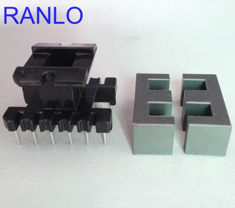 EE28 EI28  vertical transformer frame Magnet ferrite core PC40 6+6pin ► Photo 1/1