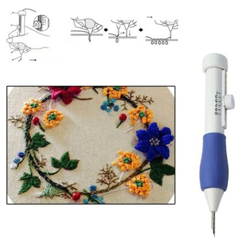 Sewing Accessories  DIY Needle Punch Interchangeable Pen Set Magic Crafts Sewing Tool Embroidery pen for DIY Sewing Stitching ► Photo 1/6