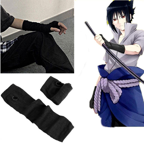 Anime Glove Uchiha Sasuke Hatake Kakashi Cosplay Man Women Block Keep Warm Cuff Mitten ► Photo 1/5