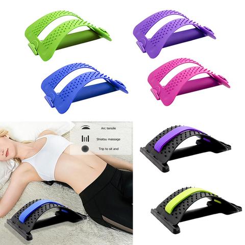 Back Massager Stretcher Tools Neck Stretch Massage Spinal Waist