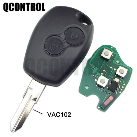 QCONTROL Car Remote Key Suit for Renault Megane Modus Clio Kangoo Logan Sandero Duster PCF7946/PCF79474A Chip ► Photo 1/1