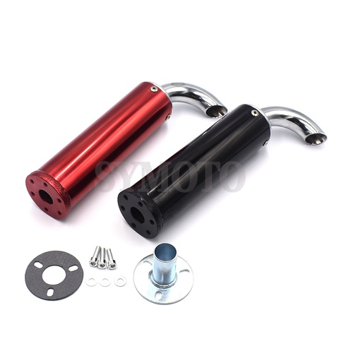 Universal metal Motorcycle Racing Exhaust Muffler Silence Silencer Scooter 2 Stroke Motorcycle Exhaust Pipe Muffler ► Photo 1/6