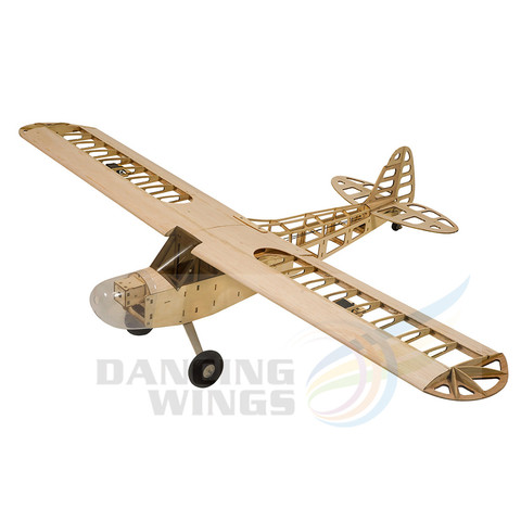 RC Airplane Balsa wood J3 Plane Model Aircraft 1.2M Wingspan Aeromodelismo Woodines Model Plane Building Kits ► Photo 1/6