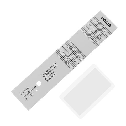 Pickup Calibration Distance Gauge Protractor Record LP Vinyl Turntable Phonograph Phono Cartridge Stylus Alignment Adjust Tool ► Photo 1/6