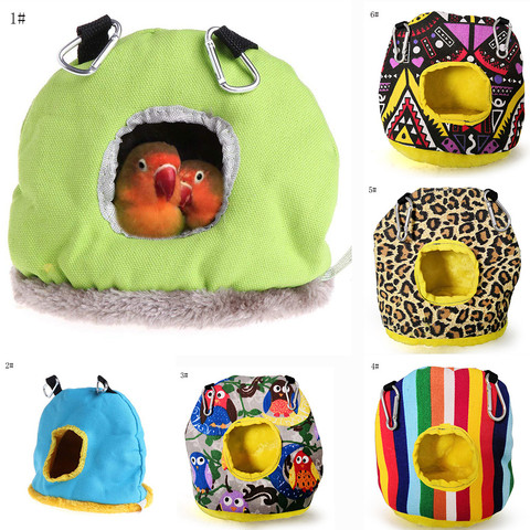 1PC Pet Bird Supplies Round Warm Bird Nest Parrot Bird House Cotton Bird Nest Hammock ► Photo 1/6