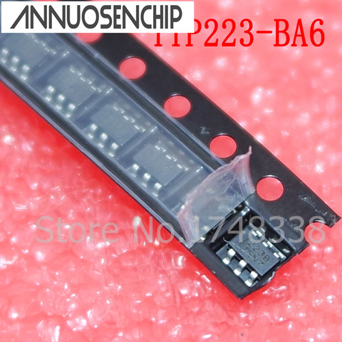 Free Shipping 100pcs/lot TTP223-BA6 TTP223 BA6 Speed Touch chip Screen 223B SOT23-6 ► Photo 1/5