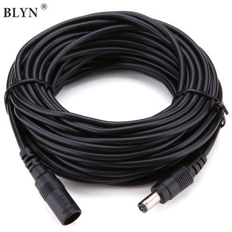 12V DC Power Cable Extension Cord Adapter Female to Male Plug 5.5mmx2.1mm  Power Cords For CCTV Camera Home Security Strip Light