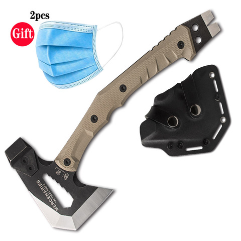 King Sea Outdoor Tactical Engineer Axe Weapon Field Camp Axe  Mountain Ax Outdoor Camping Axe Multifunctional Hatchet Hammer ► Photo 1/6