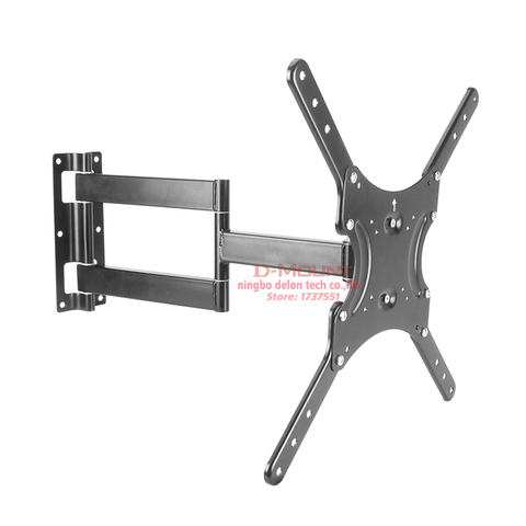 LCD-123AB 35KG  23'-55 inch  3 arms retractable FULL motiontv rotatable bracket swivel tv wall mounts led tv drop down tv lift ► Photo 1/6