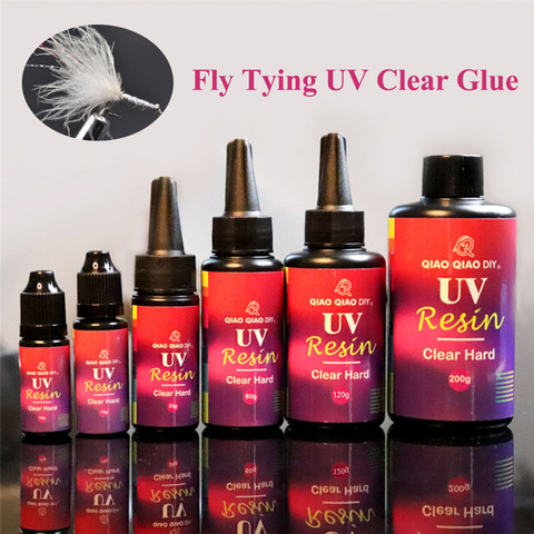 New Fishing Quick Drying Glue Fly Tying Lure UV Clear Finish Glue Resin Glue DIY UV Resin Hard glue Craft Resin For Fishing Lure ► Photo 1/6